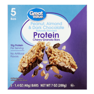 Great Value Peanut, Almond & Dark Chocolate Protein Chewy Granola Bars